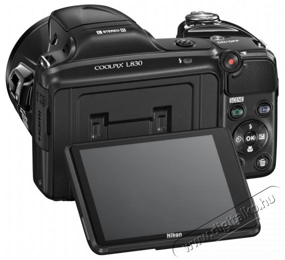 Nikon CoolPix L830 - fekete (2 &eacute;v garancia!) F&eacute;nyk&eacute;pezőg&eacute;p / kamera - Ultrazoom f&eacute;nyk&eacute;pezőg&eacute;p - K&ouml;zepes m&eacute;retű - 274140