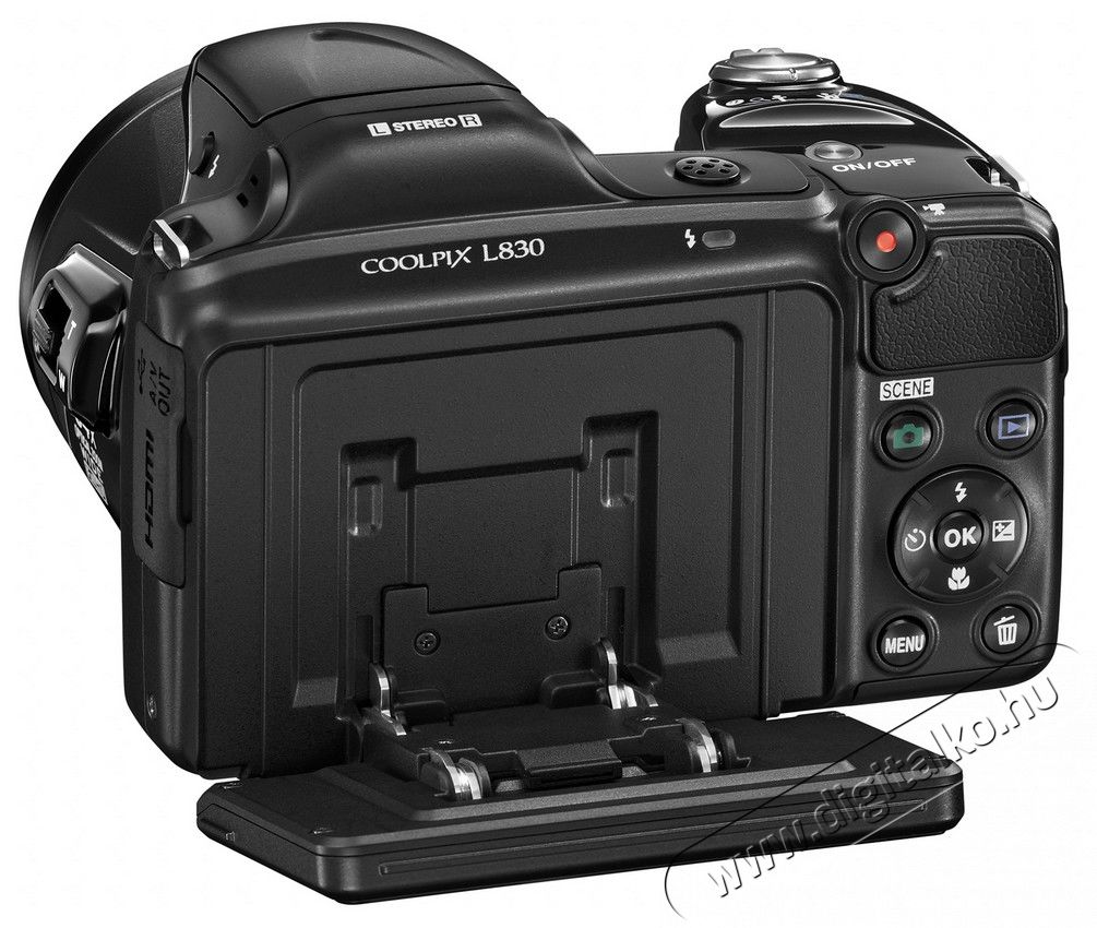Nikon CoolPix L830 - fekete (2 &eacute;v garancia!) F&eacute;nyk&eacute;pezőg&eacute;p / kamera - Ultrazoom f&eacute;nyk&eacute;pezőg&eacute;p - K&ouml;zepes m&eacute;retű - 274140