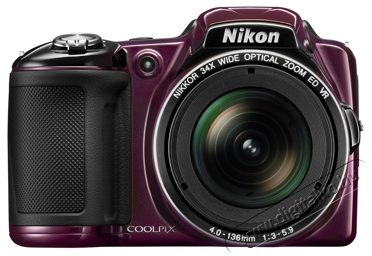 Nikon CoolPix L830 - szilva (2 &eacute;v garancia!) F&eacute;nyk&eacute;pezőg&eacute;p / kamera - Ultrazoom f&eacute;nyk&eacute;pezőg&eacute;p - K&ouml;zepes m&eacute;retű - 274136