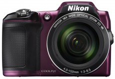 Nikon CoolPix L840 - szilva (2 év garancia!) + Nikon CS-P08 tok Fényképezőgép / kamera - Ultrazoom fényképezőgép - Közepes méretű - 288824