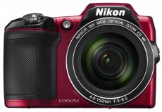Nikon CoolPix L840 - vörös (2 év garancia!) + Nikon CS-P08 tok Fényképezőgép / kamera - Ultrazoom fényképezőgép - Közepes méretű - 288831