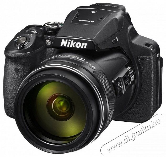 Nikon CoolPix P900 - fekete (2&eacute;v garancia!) F&eacute;nyk&eacute;pezőg&eacute;p / kamera - Ultrazoom f&eacute;nyk&eacute;pezőg&eacute;p - K&ouml;zepes m&eacute;retű - 287503