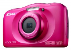 Nikon CoolPix S33 - rózsaszín (2 év garancia!) + Ajándék hátizsák! Fényképezőgép / kamera - Kompakt fényképezőgép - Kaland és vízálló fényképezőgép - 289483