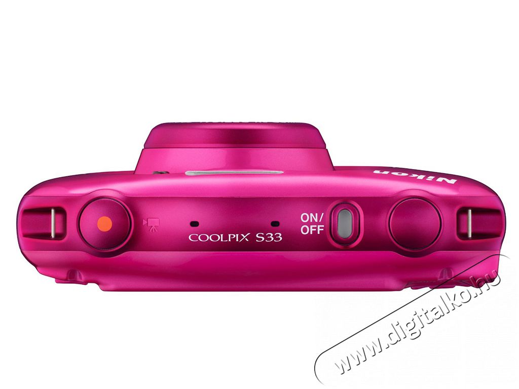 Nikon CoolPix S33 - rózsaszín (2 év garancia!) + Ajándék hátizsák! Fényképezőgép / kamera - Kompakt fényképezőgép - Kaland és vízálló fényképezőgép - 289483