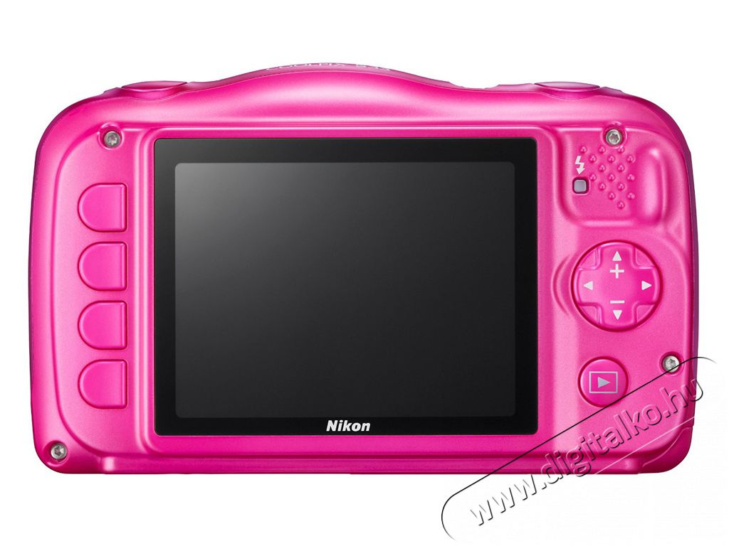 Nikon CoolPix S33 - rózsaszín (2 év garancia!) + Ajándék hátizsák! Fényképezőgép / kamera - Kompakt fényképezőgép - Kaland és vízálló fényképezőgép - 289483