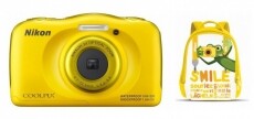 Nikon CoolPix S33 - sárga (2 év garancia!) + Ajándék hátizsák! Fényképezőgép / kamera - Kompakt fényképezőgép - Kaland és vízálló fényképezőgép - 289484