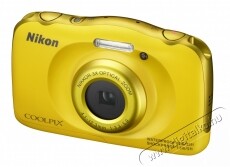 Nikon CoolPix S33 - sárga (2 év garancia!) + Ajándék hátizsák! Fényképezőgép / kamera - Kompakt fényképezőgép - Kaland és vízálló fényképezőgép - 289484