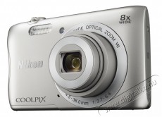 Nikon CoolPix S3700 - ezüst Fényképezőgép / kamera - Kompakt fényképezőgép - Normál tudású kompakt - 285249