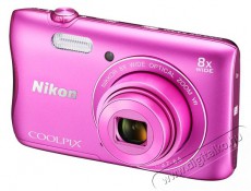 Nikon CoolPix S3700 - rózsaszín Fényképezőgép / kamera - Kompakt fényképezőgép - Normál tudású kompakt - 285251