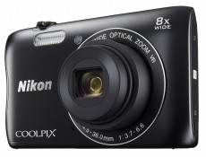 Nikon CoolPix S3700 - fekete (2 év garancia!) + 8GB SD kártya Fényképezőgép / kamera - Kompakt fényképezőgép - Normál tudású kompakt - 288826
