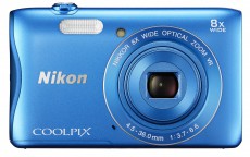 Nikon CoolPix S3700 - kék (2 év garancia!) + 8GB SD kártya Fényképezőgép / kamera - Kompakt fényképezőgép - Normál tudású kompakt - 288832