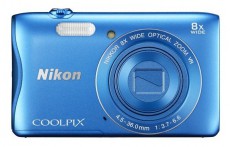 Nikon CoolPix S3700 - kék (2 év garancia!) + 8GB SD kártya Fényképezőgép / kamera - Kompakt fényképezőgép - Normál tudású kompakt - 288832