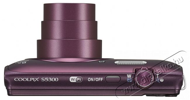 Nikon CoolPix S5300 - szilva (2 év garancia!) Fényképezőgép / kamera - Kompakt fényképezőgép - Normál tudású kompakt - 274110