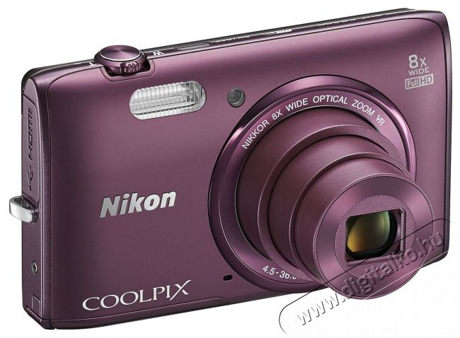 Nikon CoolPix S5300 - szilva (2 év garancia!) Fényképezőgép / kamera - Kompakt fényképezőgép - Normál tudású kompakt - 274110