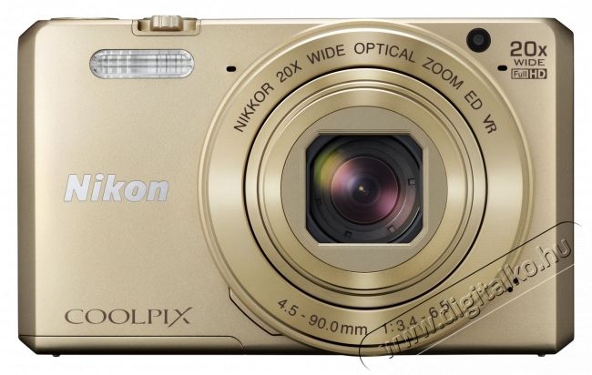 Nikon CoolPix S7000 - arany (2 &eacute;v garancia!) + Nikon tok F&eacute;nyk&eacute;pezőg&eacute;p / kamera - Ultrazoom f&eacute;nyk&eacute;pezőg&eacute;p - Kompakt m&eacute;retű - 288836