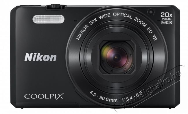 Nikon CoolPix S7000 - fekete Fényképezőgép / kamera - Ultrazoom fényképezőgép - Kompakt méretű - 284772