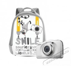 Nikon CoolPix W100 - fehér + Hátizsák Fényképezőgép / kamera - Kompakt fényképezőgép - Kaland és vízálló fényképezőgép - 308796