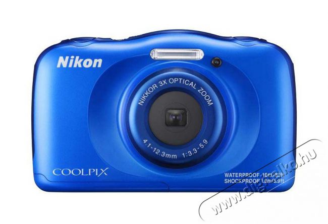 Nikon CoolPix W100 - kék Fényképezőgép / kamera - Kompakt fényképezőgép - Kaland és vízálló fényképezőgép - 308797