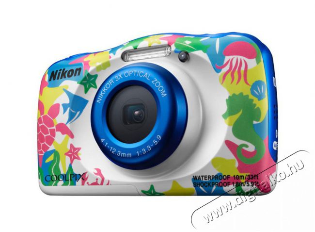 Nikon CoolPix W100 - marine Fényképezőgép / kamera - Kompakt fényképezőgép - Kaland és vízálló fényképezőgép - 308807