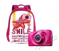 Nikon CoolPix W100 - rózsaszín (2 év garancia!) + Hátizsák Fényképezőgép / kamera - Kompakt fényképezőgép - Kaland és vízálló fényképezőgép - 308803