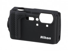 Nikon CoolPix W300 szilikon védőburkolat - fekete Fényképezőgép / kamera - Sport kamera tartozékok - Lencsevédő / védőborítás - 349532