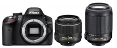 Nikon D3200 + 18-55mm VR II + 55-200mm VR Kit (3 év garancia!) + Nikon táska + 16GB SD kártya Fényképezőgép / kamera - DSLR tükörreflexes fényképezőgép - 288849