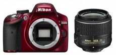Nikon D3200 + 18-55mm VR II Kit vörös (3 év garancia!) + Nikon táska + 16GB SD kártya Fényképezőgép / kamera - DSLR tükörreflexes fényképezőgép - 288851