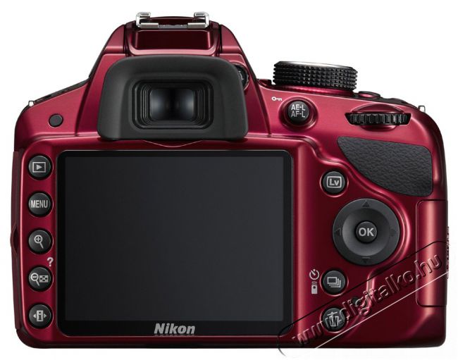 Nikon D3200 + 18-55mm VR II Kit vörös (3 év garancia!) + Nikon táska + 16GB SD kártya Fényképezőgép / kamera - DSLR tükörreflexes fényképezőgép - 288851