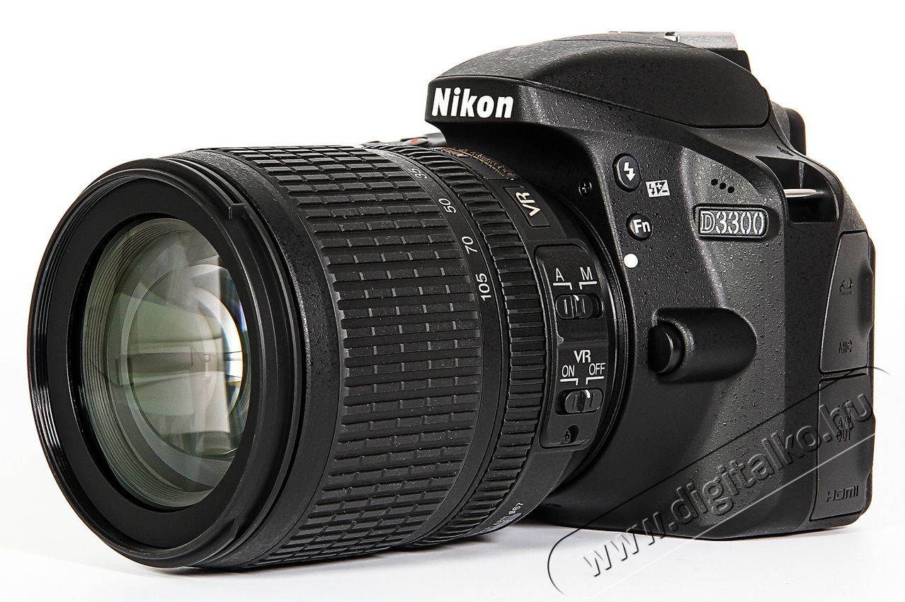 Nikon D3300 + 18-105mm VR (3 év garancia!) + Nikon táska + 16 GB SD kártya Fényképezőgép / kamera - DSLR tükörreflexes fényképezőgép - 295626