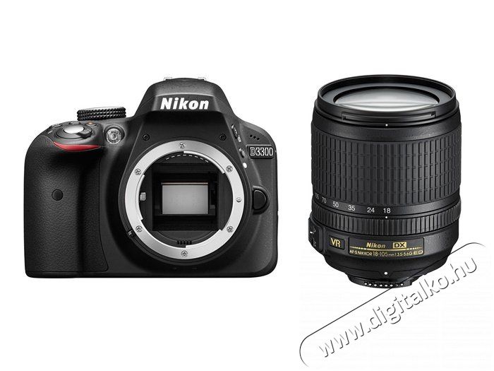 Nikon D3300 + 18-105mm VR Kit (3 év garancia!) Fényképezőgép / kamera - DSLR tükörreflexes fényképezőgép - 274086