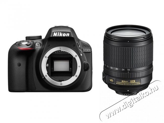 Nikon D3300 + 18-105mm VR Kit (3 év garancia!) Fényképezőgép / kamera - DSLR tükörreflexes fényképezőgép - 274086