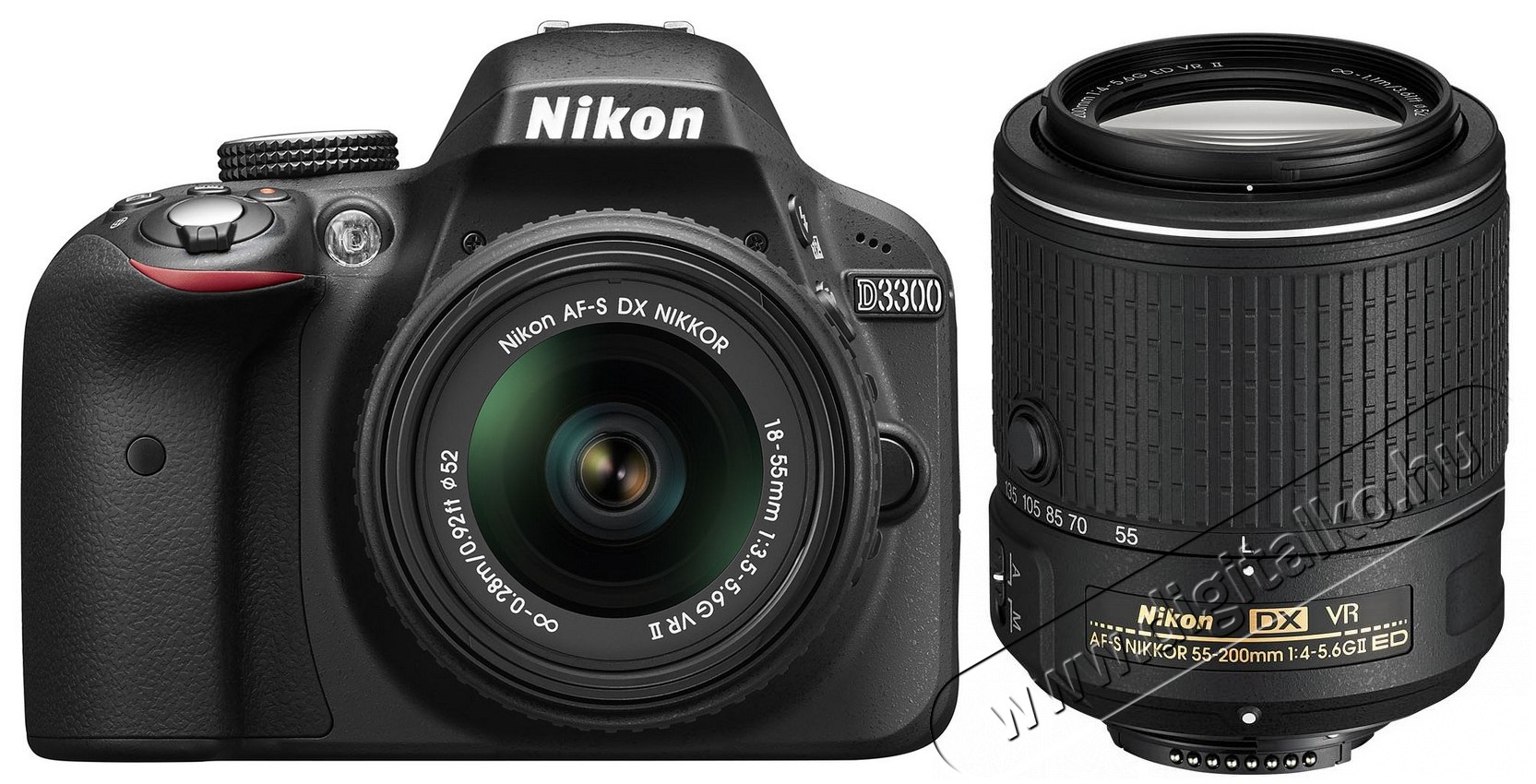 Nikon D3300 + 18-55 VR II + 55-200mm VR II Kit Fényképezőgép / kamera - DSLR tükörreflexes fényképezőgép - 295368