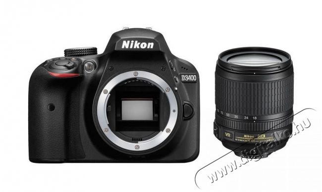 Nikon D3400 + 18-105mm VR Kit Fényképezőgép / kamera - DSLR tükörreflexes fényképezőgép - 308811
