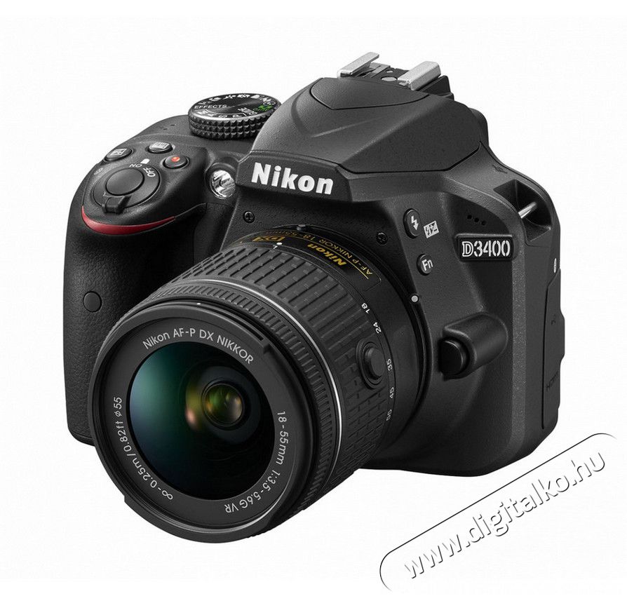 Nikon D3400 + 18-55mm AF-P VR + 70-300mm AF-P VR Kit (3 év garancia!) Fényképezőgép / kamera - DSLR tükörreflexes fényképezőgép - 307204