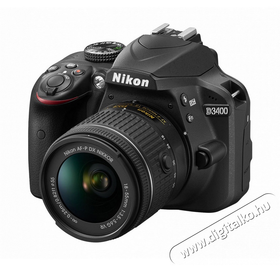 Nikon D3400 + 18-55mm AF-P VR + 70-300mm AF-P VR Kit Fényképezőgép / kamera - DSLR tükörreflexes fényképezőgép - 308812