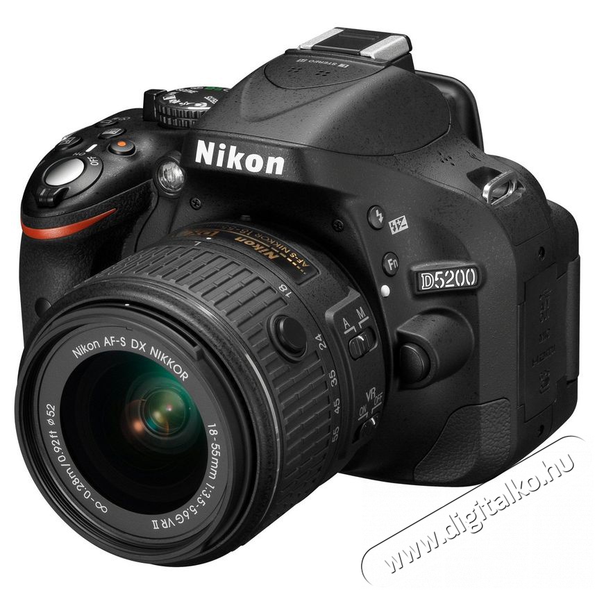 Nikon D5200 + 18-55mm VR II Kit bronz (3 év garancia!) + Nikon táska Fényképezőgép / kamera - DSLR tükörreflexes fényképezőgép - 295371