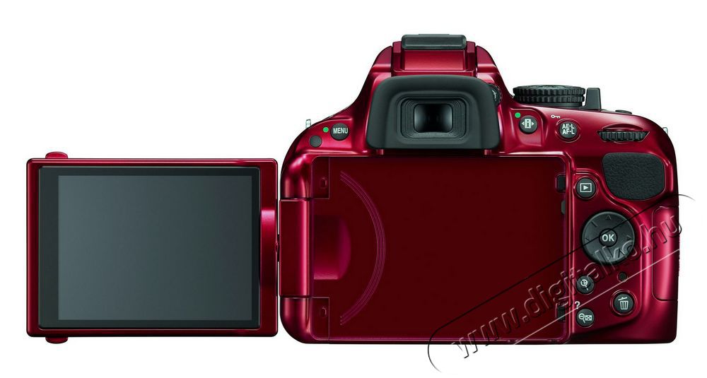 Nikon D5200 + 18-55mm VR II Kit vörös (3 év garancia!) + Nikon táska + 16GB SD kártya Fényképezőgép / kamera - DSLR tükörreflexes fényképezőgép - 288845
