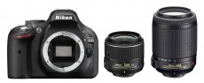 Nikon D5200 + 18-55mm VR II + 55-300mm VR Kit (3 év garancia!) + Nikon táska + 16GB SD kártya Fényképezőgép / kamera - DSLR tükörreflexes fényképezőgép - 288844