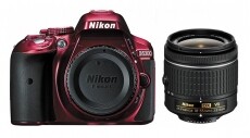 Nikon D5300 + 18-55mm AF-P VR Kit - vörös (3 év garancia!) Fényképezőgép / kamera - DSLR tükörreflexes fényképezőgép - 296695