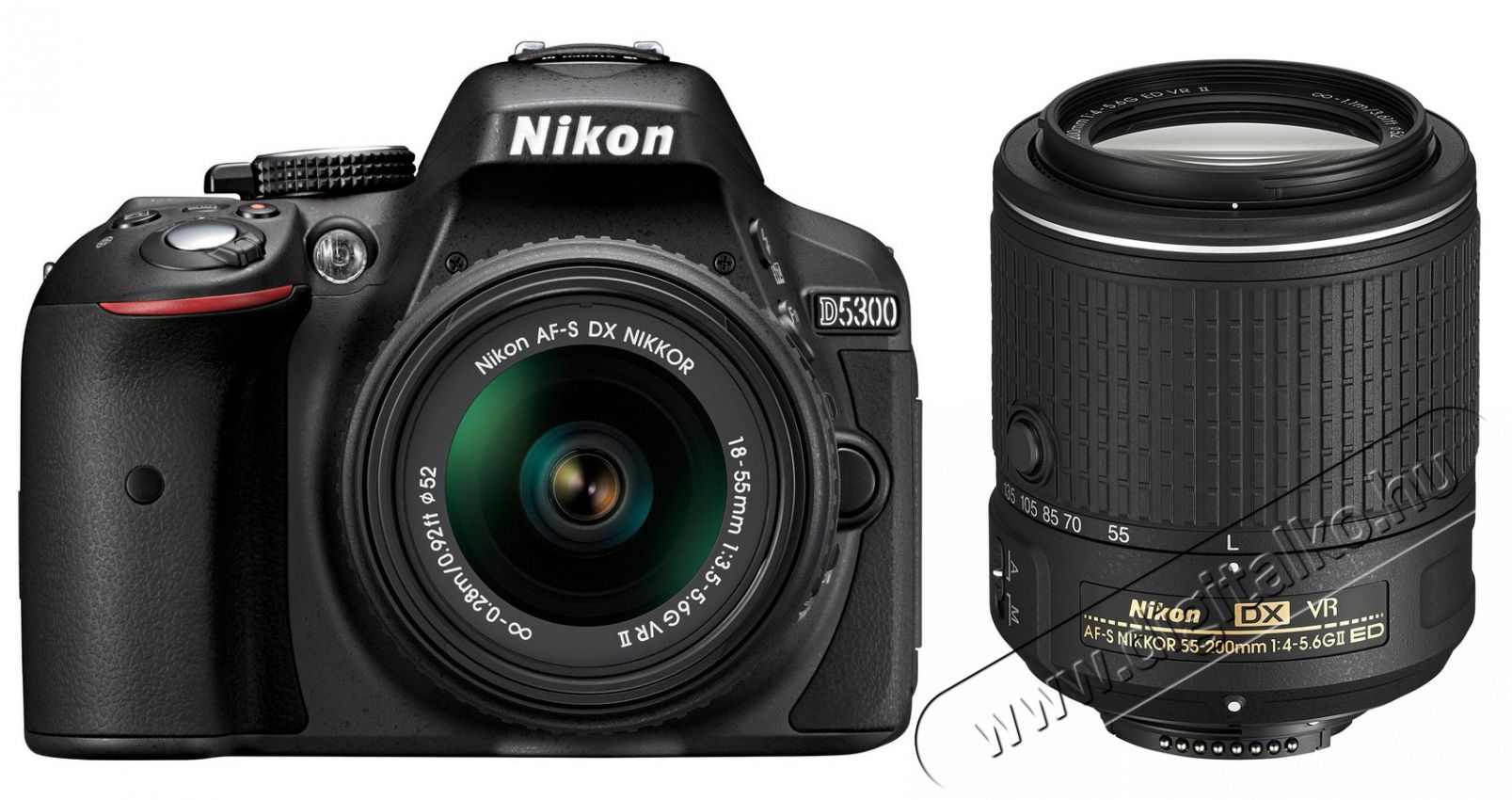 Nikon D5300 + 18-55mm VR II + 55-200mm VR II Kit (3 év garancia!) Fényképezőgép / kamera - DSLR tükörreflexes fényképezőgép - 295628