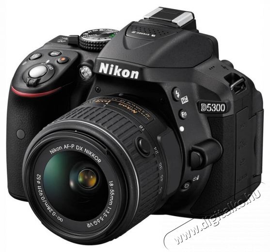 Nikon D5300 + 18-55mm VR II Kit - fekete Fényképezőgép / kamera - DSLR tükörreflexes fényképezőgép - 277808
