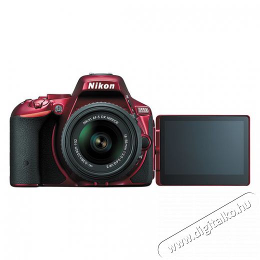Nikon D5500 18-55mm VR II Kit - vörös (3 év garancia!) Fényképezőgép / kamera - DSLR tükörreflexes fényképezőgép - 282127
