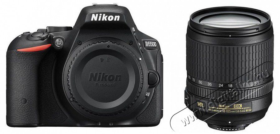 Nikon D5500 + 18-105mm VR Kit (3 év garancia!) Fényképezőgép / kamera - DSLR tükörreflexes fényképezőgép - 282124
