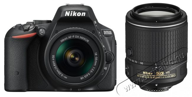 Nikon D5500 + 18-55mm AF-P VR + 55-200mm VR II Kit (3 év garancia!) Fényképezőgép / kamera - DSLR tükörreflexes fényképezőgép - 297832