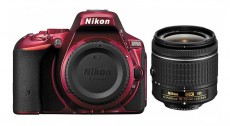 Nikon D5500 + 18-55mm AF-P VR Kit - vörös (3 év garancia!) Fényképezőgép / kamera - DSLR tükörreflexes fényképezőgép - 296691