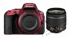Nikon D5500 + 18-55mm AF-P VR Kit - vörös Fényképezőgép / kamera - DSLR tükörreflexes fényképezőgép - 308656