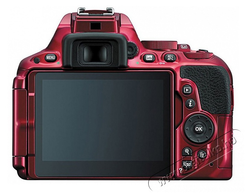 Nikon D5500 + 18-55mm AF-P VR Kit - vörös Fényképezőgép / kamera - DSLR tükörreflexes fényképezőgép - 308656