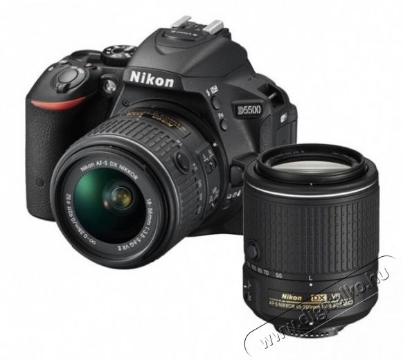 Nikon D5500 + 18-55mm VR II + 55-200mm VR II Kit (3 év garancia!) Fényképezőgép / kamera - DSLR tükörreflexes fényképezőgép - 282122