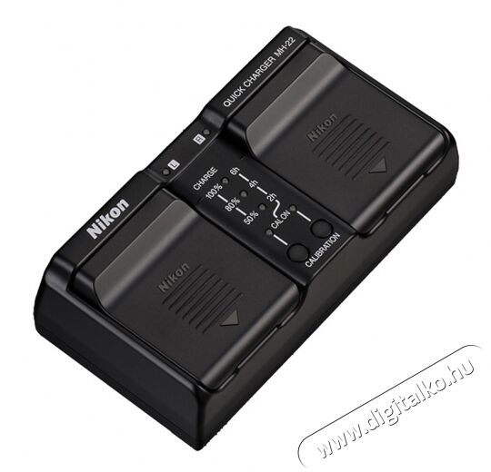 Nikon MH-22 dupla akkumulátor töltő Akkuk és töltők - Li-ion akkumulátor és töltő (gyári) - Töltő / hálózati adapter - 308086