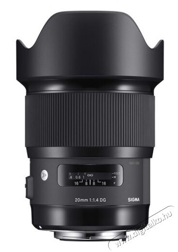 Sigma 20mm f/1,4 (A) DG HSM - Nikon (3 év grancia!) Fotó-Videó kiegészítők - Objektív - Fix fókuszú objektív - 296820